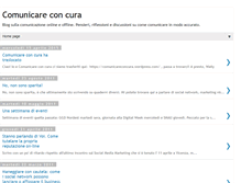 Tablet Screenshot of comunicareconcura.blogspot.com