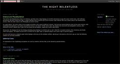 Desktop Screenshot of nightrelentless.blogspot.com