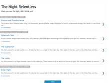 Tablet Screenshot of nightrelentless.blogspot.com