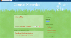 Desktop Screenshot of cienciasnaturales-silvana.blogspot.com