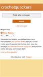 Mobile Screenshot of crochetquackers.blogspot.com