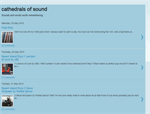 Tablet Screenshot of cathedralsofsound.blogspot.com