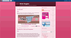 Desktop Screenshot of bridegoggles.blogspot.com