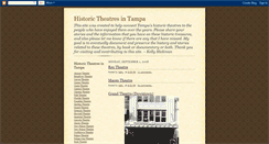 Desktop Screenshot of historictheatresintampa.blogspot.com