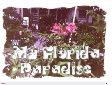 Tablet Screenshot of myfloridaparadise.blogspot.com