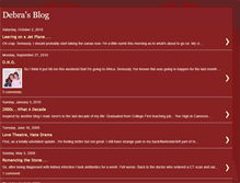 Tablet Screenshot of debrasblogging.blogspot.com