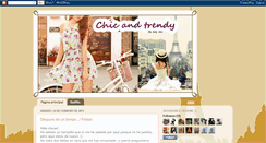 Desktop Screenshot of chicandtrendygirls.blogspot.com