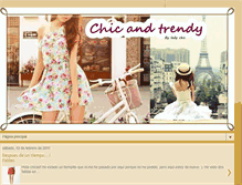 Tablet Screenshot of chicandtrendygirls.blogspot.com