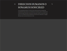 Tablet Screenshot of derechohumanosi.blogspot.com