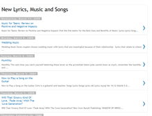 Tablet Screenshot of new-lyrics-songs.blogspot.com