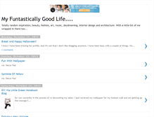 Tablet Screenshot of myfuntasticallygoodlife.blogspot.com