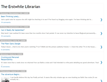 Tablet Screenshot of erstwhilelibrarian.blogspot.com