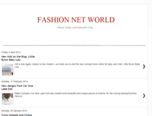 Tablet Screenshot of fashionnetworld.blogspot.com