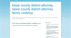 Desktop Screenshot of bexarcountydistrictattorney.blogspot.com