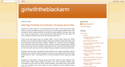 Desktop Screenshot of girlwiththeblackarm.blogspot.com