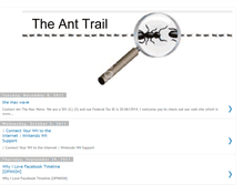 Tablet Screenshot of anttrail.blogspot.com