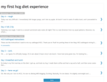 Tablet Screenshot of myfirsthcgdiet.blogspot.com