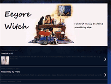 Tablet Screenshot of eeyorewitch.blogspot.com