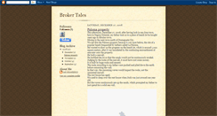 Desktop Screenshot of brokertales.blogspot.com