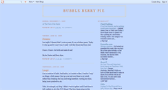 Desktop Screenshot of bubbleberrypie.blogspot.com