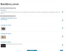 Tablet Screenshot of blackberrycorner.blogspot.com