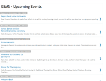 Tablet Screenshot of gsmsupcomingevents.blogspot.com