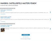 Tablet Screenshot of handbolcastelldefels-mastersfemeni.blogspot.com