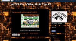 Desktop Screenshot of anderson-muaythairs.blogspot.com