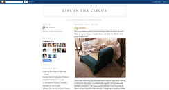 Desktop Screenshot of lifeinthejohnsoncircus.blogspot.com