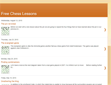 Tablet Screenshot of freechesslessons.blogspot.com