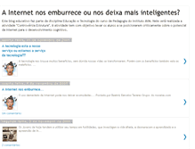 Tablet Screenshot of internetemburreceoudeixainteligente.blogspot.com