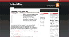 Desktop Screenshot of elektronikblogu.blogspot.com