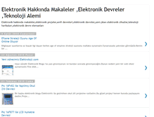 Tablet Screenshot of elektronikblogu.blogspot.com