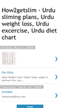 Mobile Screenshot of how2getslim.blogspot.com