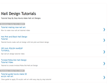 Tablet Screenshot of nailtutor.blogspot.com