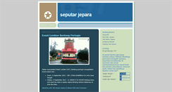 Desktop Screenshot of infowisata-jepara.blogspot.com