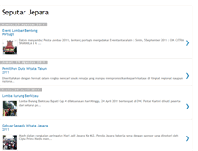 Tablet Screenshot of infowisata-jepara.blogspot.com