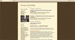 Desktop Screenshot of energyheal.blogspot.com