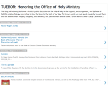 Tablet Screenshot of honoringtheministry.blogspot.com