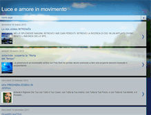 Tablet Screenshot of luceeamoreinmovimento.blogspot.com
