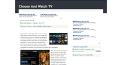 Desktop Screenshot of chooseandwatch-tv.blogspot.com