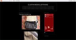 Desktop Screenshot of clothingxclothing.blogspot.com