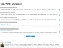 Tablet Screenshot of mrswatts2ndgrade.blogspot.com