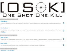 Tablet Screenshot of 1shot-1kill.blogspot.com