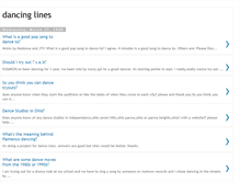 Tablet Screenshot of dancing-lines.blogspot.com