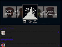 Tablet Screenshot of gorillazargentinala.blogspot.com