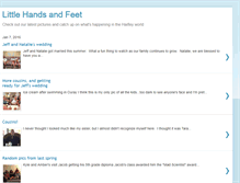 Tablet Screenshot of littlehandsandfeet.blogspot.com