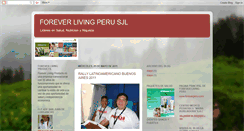 Desktop Screenshot of foreverlivingproductsperu.blogspot.com