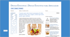 Desktop Screenshot of dietasefectivaspara-adelgazar.blogspot.com