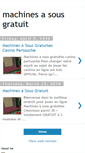 Mobile Screenshot of machinessousgratuit.blogspot.com